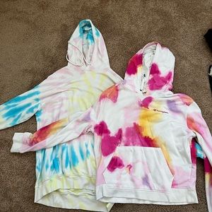 Two hoodies one champion another ultra flirt